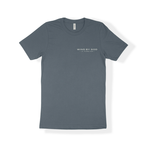 Unisex Steel Blue T Shirt